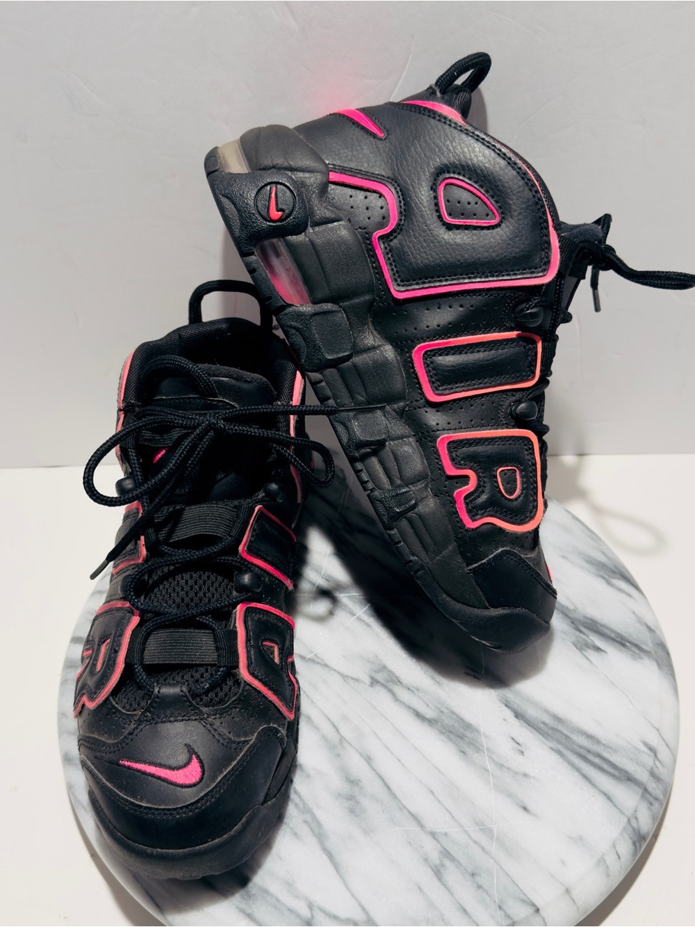 Nike Air More Uptempo Pink Blast 415082-003 Size 6.5Y Kids Women’s 8